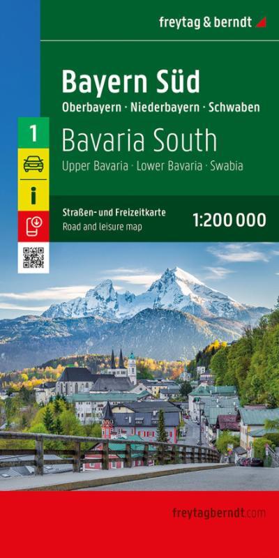 Bavaria South Road and Leisure Map