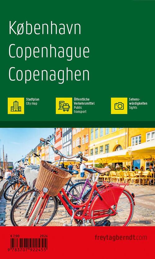 Copenhagen City Pocket Map