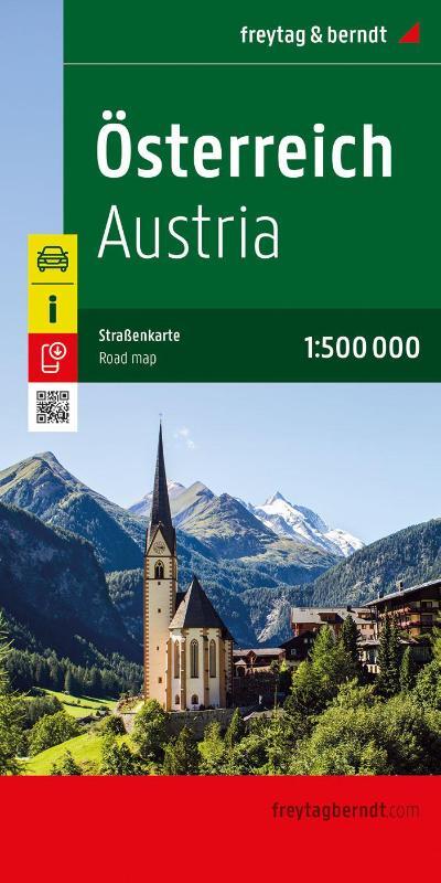 Austria Road and Leisure Map