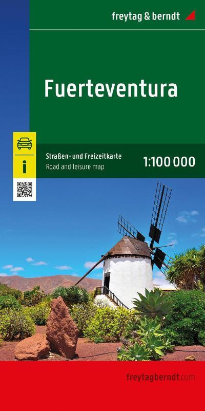 Fuerteventura Road and Leisure Map