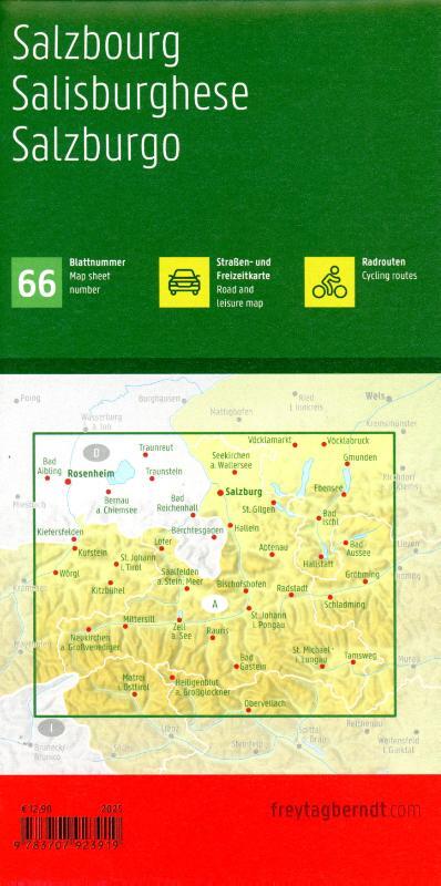 Salzburg Road and Leisure Map