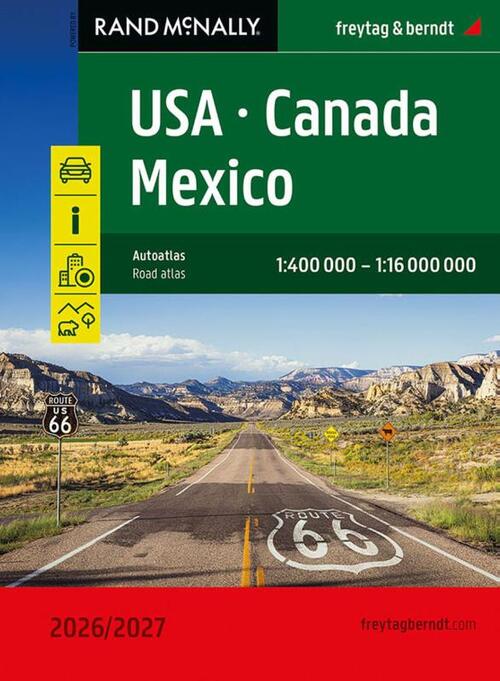 USA, Canada and Mexico Road Atlas