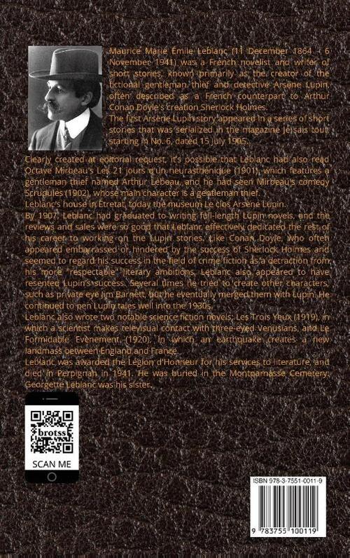 The Extraordinary Adventures of Arsene Lupin, Gentleman-Burglar by Maurice Leblanc