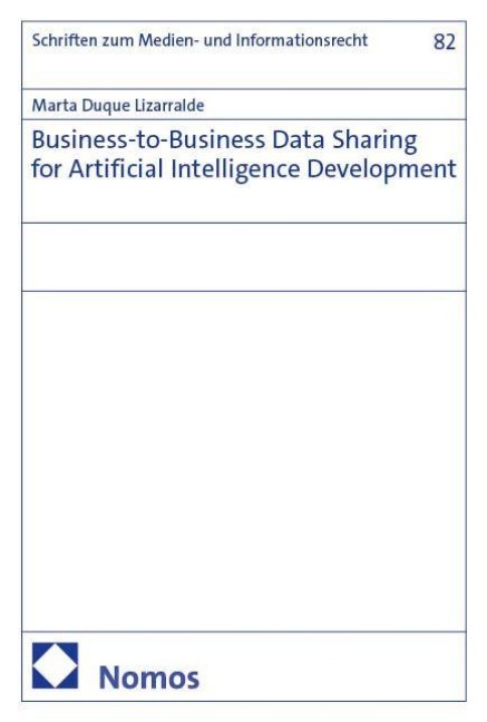 Business-to-Business Data Sharing for Artificial Intelligence Development