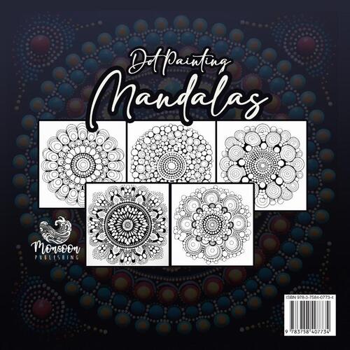 Dot Painting Mandala Coloring Book for Adults