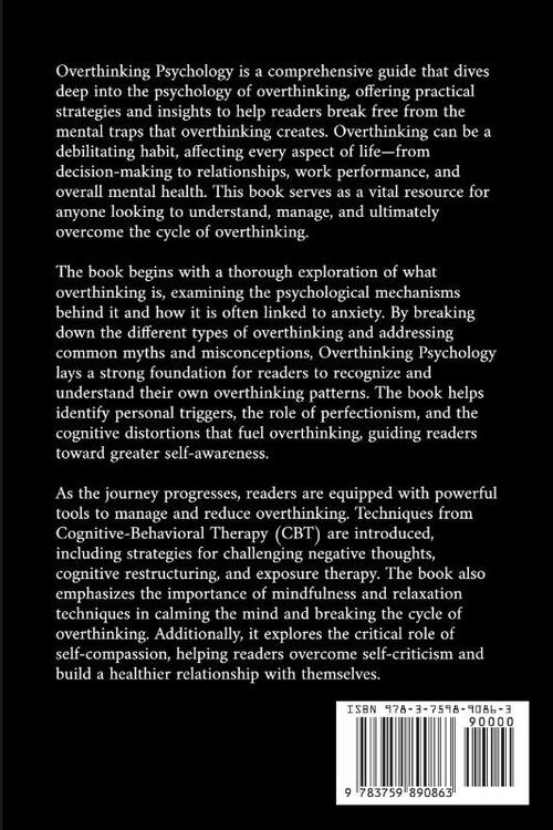 Overthinking Psychology Book