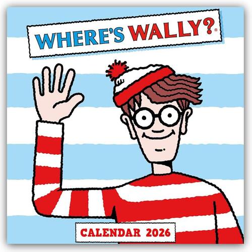 Where's Wally? - Wo ist Wally 2026 - Wand-Kalender - Original Plenty Gifts-Kalender [Mehrsprachig] [Kalender]