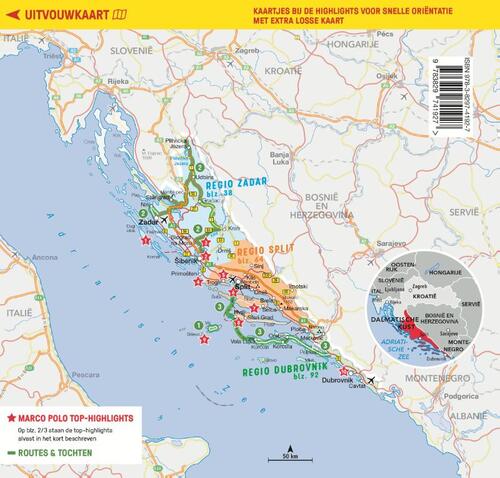 Marco Polo NL Reisgids Dalmatische Kust - Zadar/Split/Dubrovnik