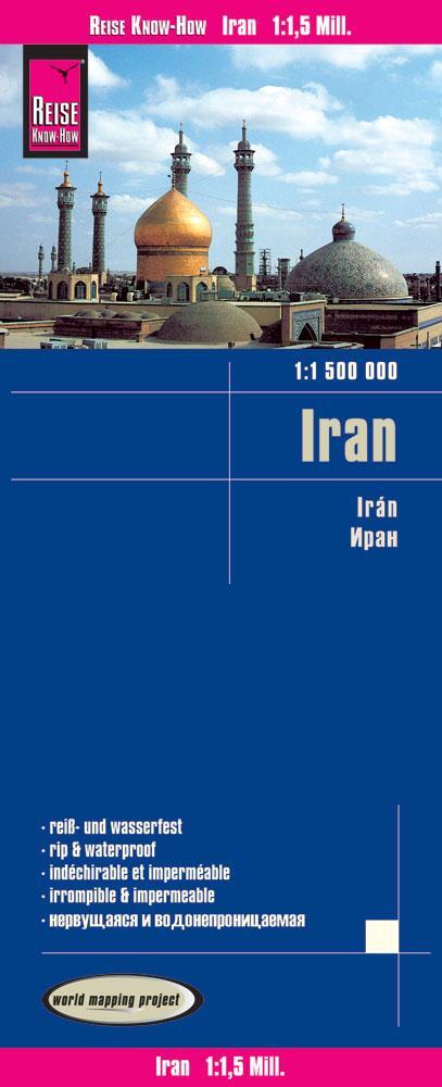 Reise Know-How Landkarte Iran 1 : 1.500.000