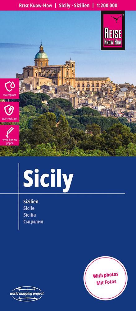 Reise Know-How Landkarte Sizilien / Sicily (1:200.000)