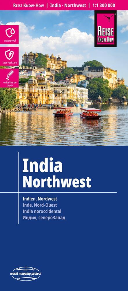 India Northwest Map