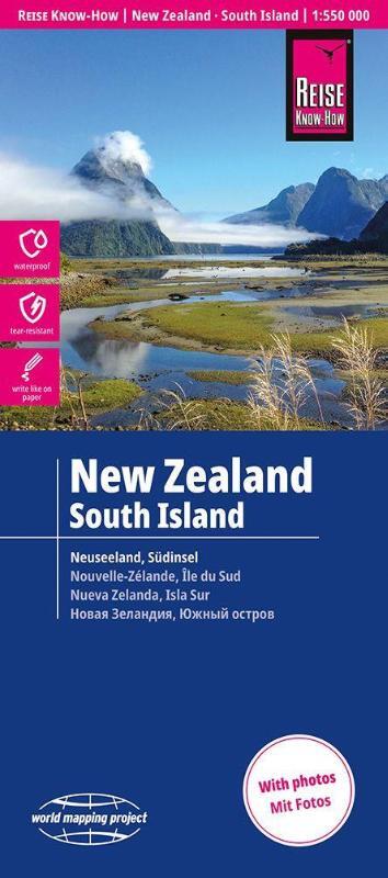 New Zealand, South Island (1:550.000)