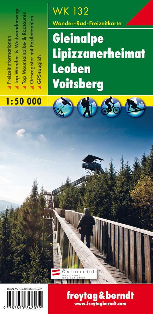 Gleinalpe - Lipizzanerheimat -Leoben - Voitsberg 1 : 50 000