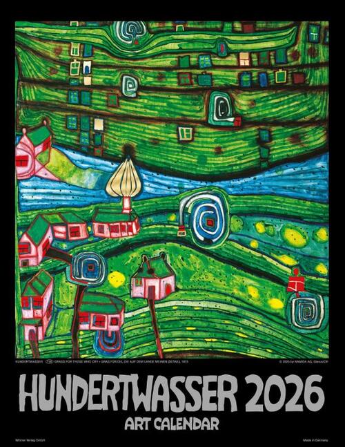 Hundertwasser Art Calendar 2026