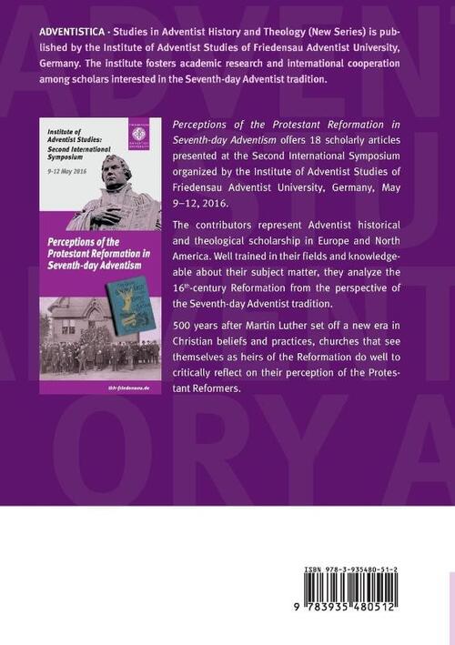 Perceptions of the Protestant Reformation in Seventh-day Adventism