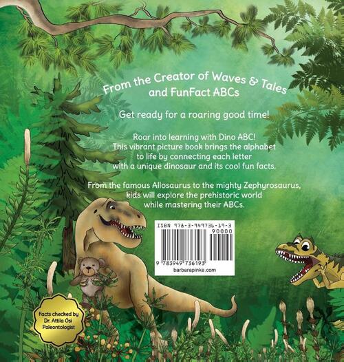 Dino ABC - A Dinosaur Alphabet Book for Children