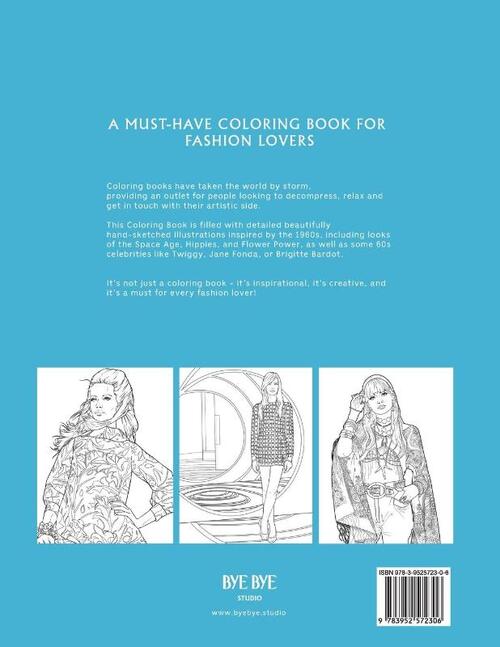 60s COLORING BOOK