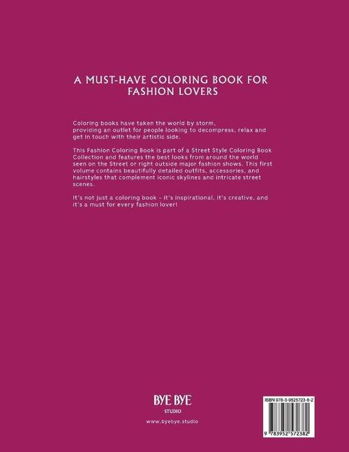 FASHION COLORING BOOK - Vol.1