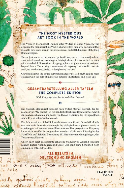 Das Voynich-Manuskript. The Voynich Manuscript. The Complete Edition