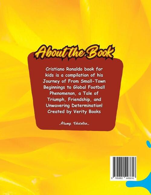 Cristiano Ronaldo Book For Kids