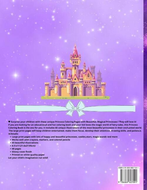 Princess Coloring Book For Girls