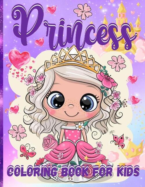 Princess Coloring Book For Girls