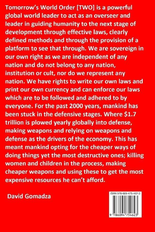 Tomorrow's World Order