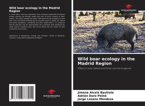 Wild boar ecology in the Madrid Region