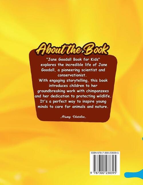 Jane Goodall Book For Kids