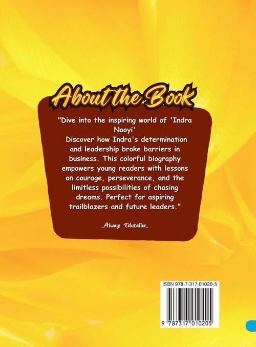 Indra Nooyi Book For Kids