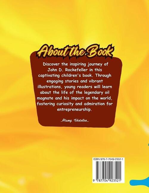 John D. Rockefeller Book For Kids