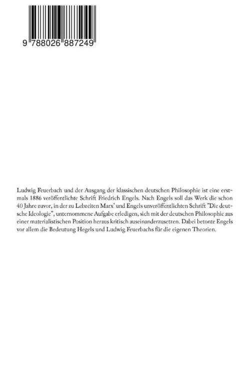 Ludwig Feuerbach und der Ausgang der klassischen deutschen Philosophie