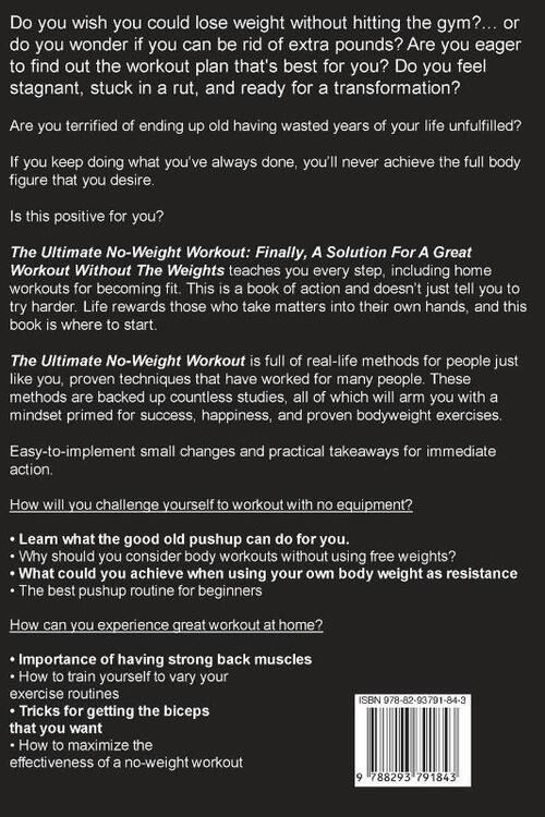 The Ultimate No-Weight Workout