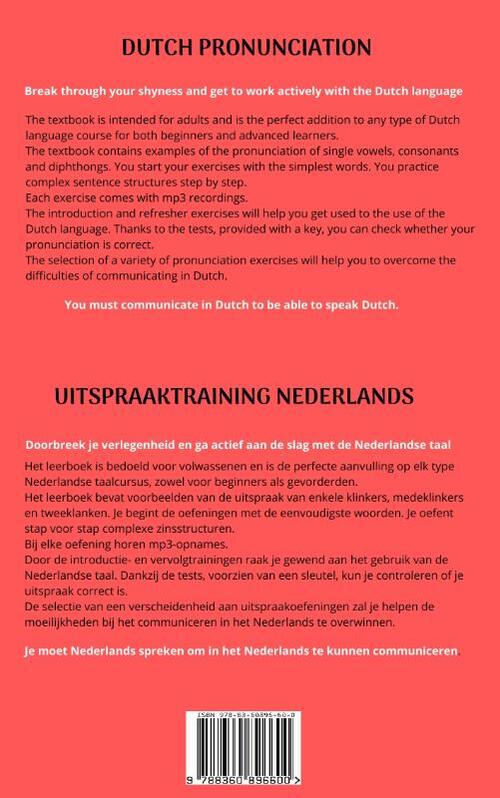 Dutch pronunciation. Uitspraaktraining Nederlands.