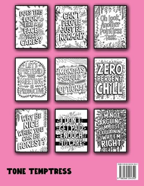 Things I Want to Say at Work Coloring Book