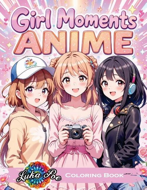 Girl Moments Coloring Book