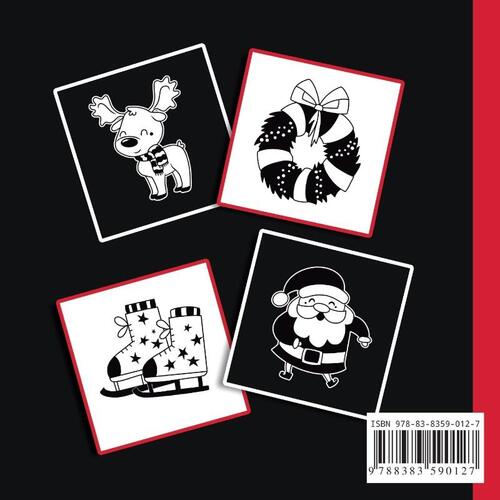 My First Advent Calendar: High Contrast Christmas Baby Book