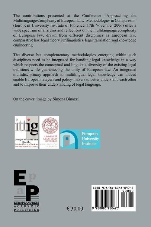 The Multilanguage Complexity of European Law