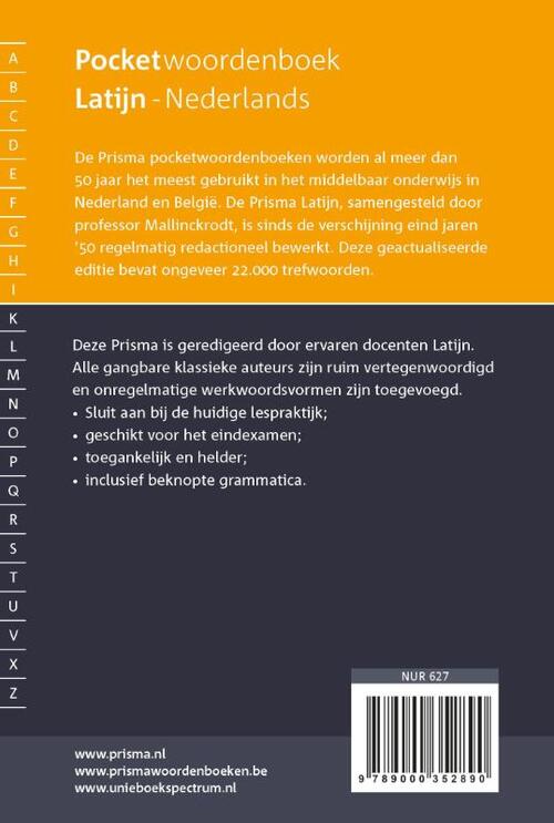 Prisma Woordenboek Latijn-Nederlands