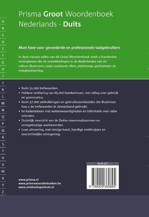 Prisma groot woordenboek Nederlands-Duits
