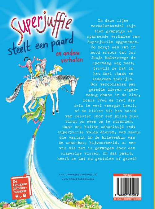 Superjuffie steelt een paard