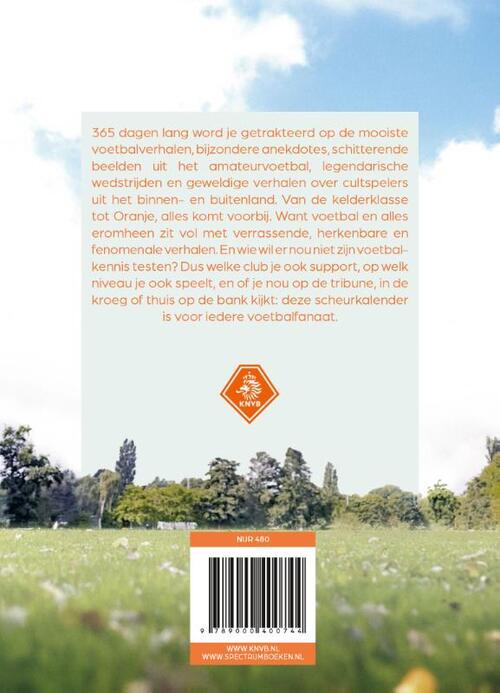 De officiële voetbal scheurkalender 2026