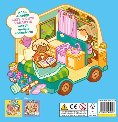 Cozy & cute stickerrooms - Vakantie Cuties