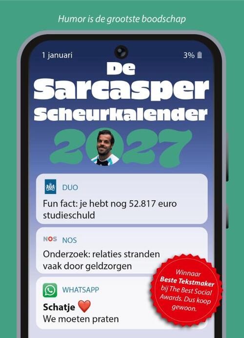 De Sarcasper Scheurkalender 2027