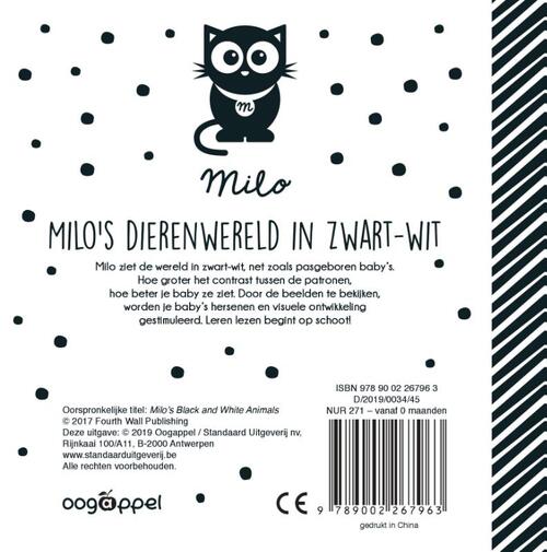 Milo's dierenwereld in zwart-wit