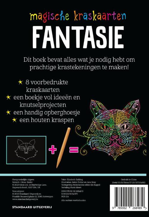Magische kraskaarten Fantasie
