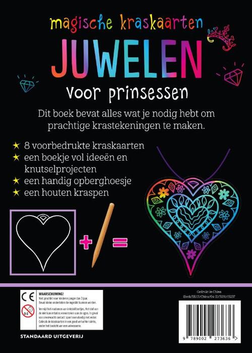 Magische kraskaarten: juwelen