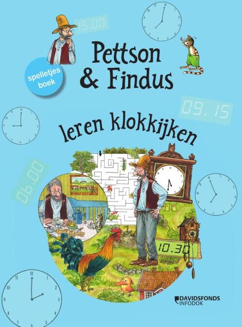 Pettson en Findus leren klokkijken