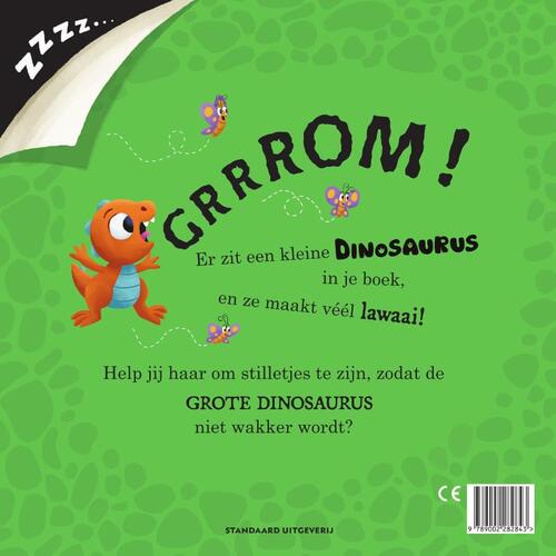 Er zit een dinosaurus in je boek