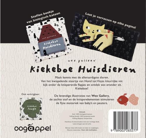 Wee Gallery Kiekeboe Huisdieren